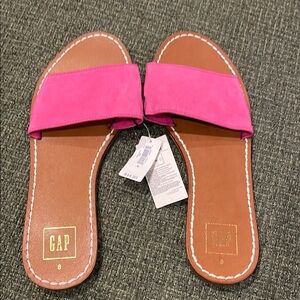 Gap pink slides (sz 8)